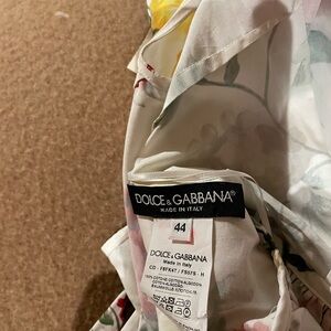 D&G floral cotton dress never worn perfect for festivities authentic